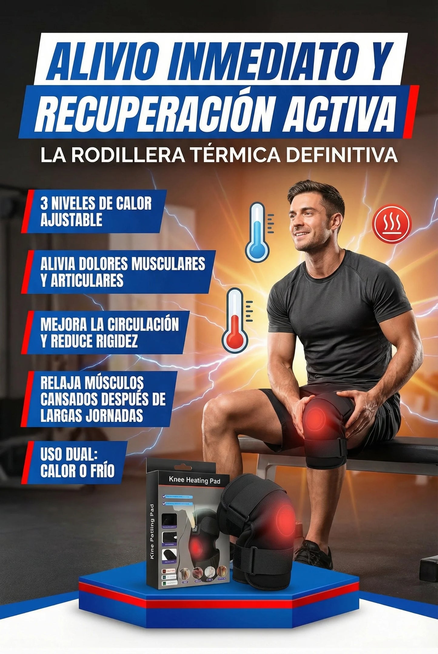 Rodillera Térmica Calor-Frío