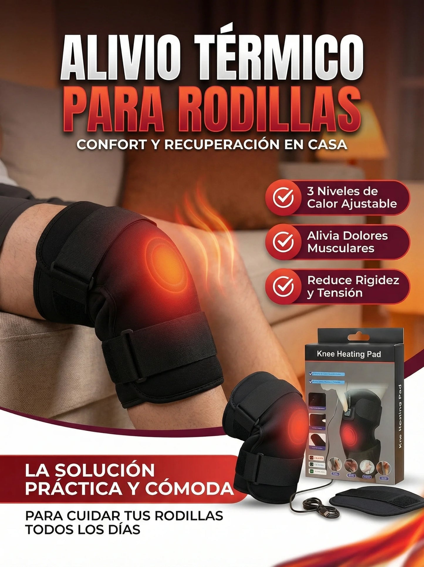 Rodillera Térmica Calor-Frío